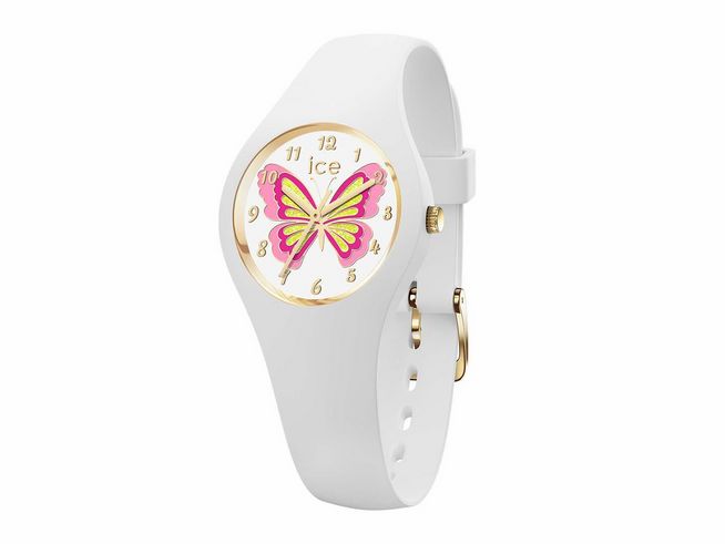 Ice Watch Uhr 021951 ICE fantasia - Schmetterling - Butterfly lily - Weiß - Extra small