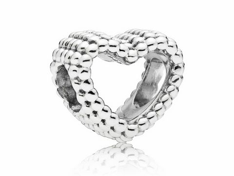 PANDORA 797516 - Perlen Herz Silber Charm