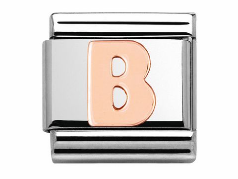 Nomination - 430105 02 - Classic - B - Roségold - Buchstabe