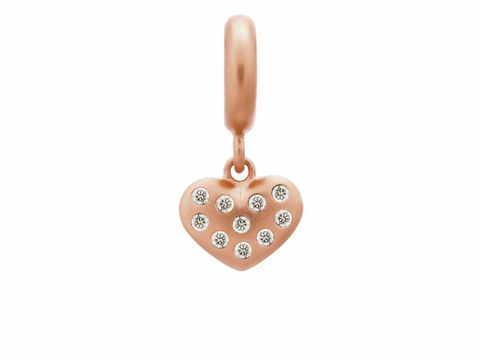 Endless 63650-1 - White Million Hearts - Herzen Drop - Roségold charms