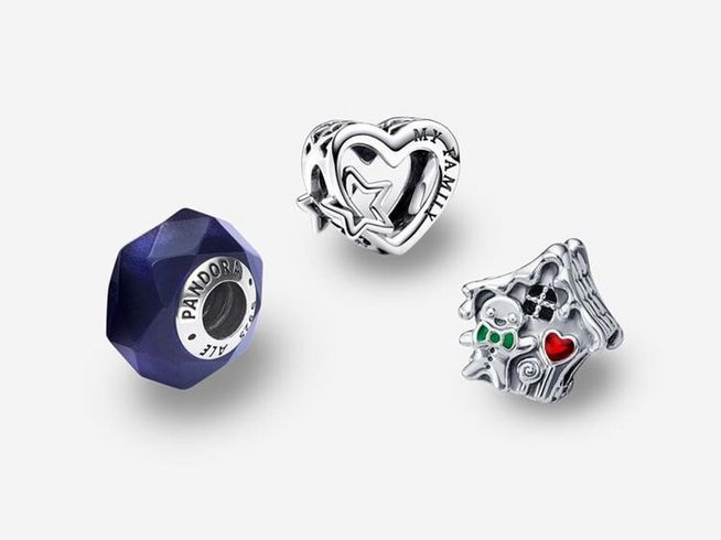 Pandora SET Winterliebe 792829C00 + 792823C01 + 792984C01 - Sterling Silber - Winter Love - Zirkonia