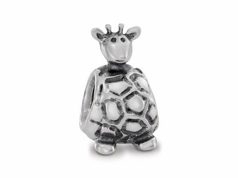 Steppengiraffe aus Sterling Silber von Pandora, Modell 790274, mit detaillierter Fellstruktur und einem charmanten Design. Ideal als Schmuckstück für jeden Anlass.