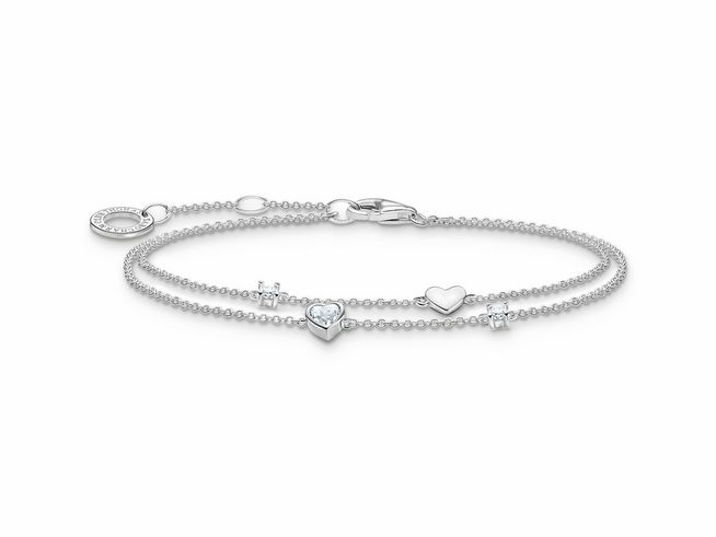 Thomas Sabo Armband A2057-051-14-L19V Sterling Silber - Zirkonia - 19 cm verstellbar