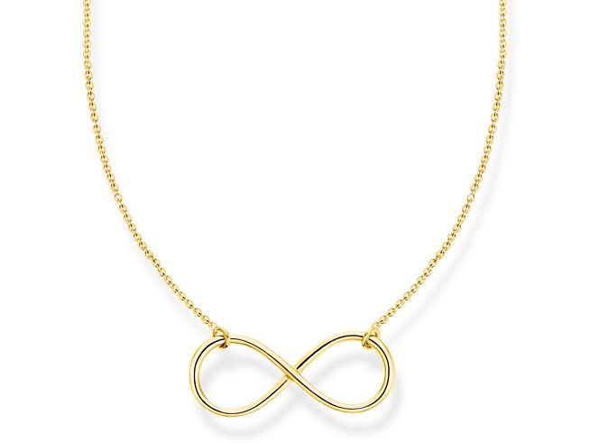 Thomas Sabo Kette - KE2139-413-39-L45V - Sterling Silber vergoldet Gelbgold - gelbgoldfarben - 40 - 45 cm