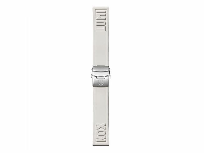 Luminox Uhren Kautschukarmband FPX.2406.10Q.K - Kautschuk Weiß - 24 mm